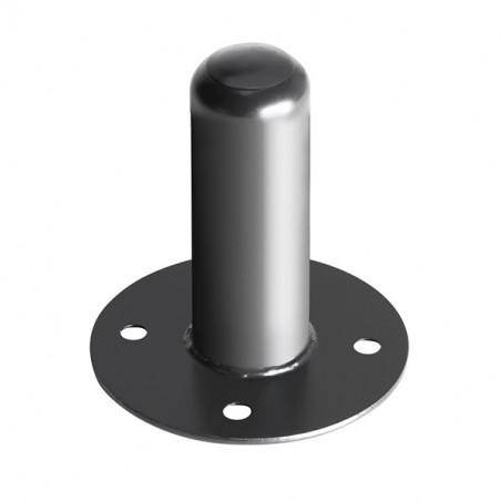 2 X Flange Da Incasso Per Casse Adam Hall SM700 – Acciaio, Diametro 35 Mm, Nere, Per Treppiedi