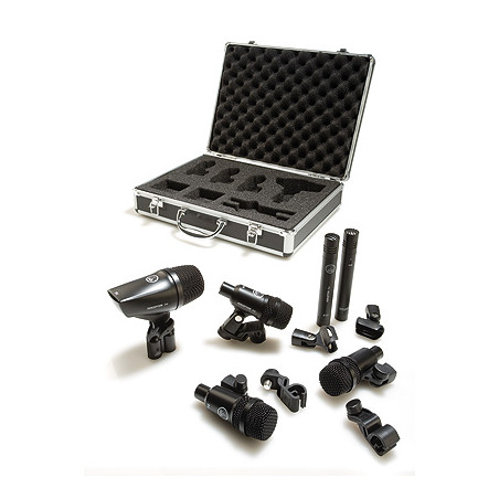 AKG GROOVE PACK MIC DRUMSET 6PZ CON VALIGIA