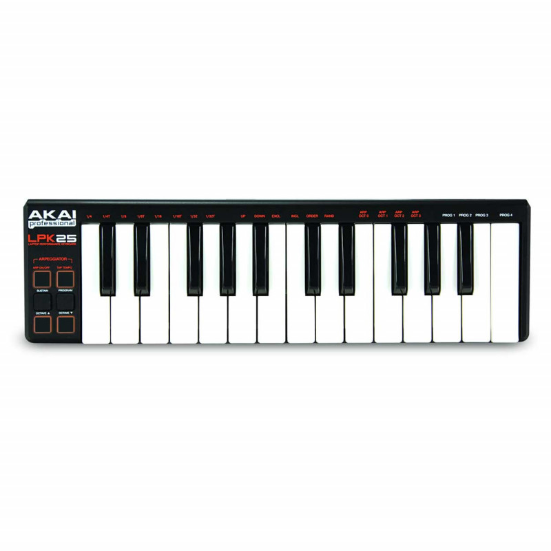 AKAI LPK 25 CONTROLLER KEYBOARD 25 MINI-KEYS