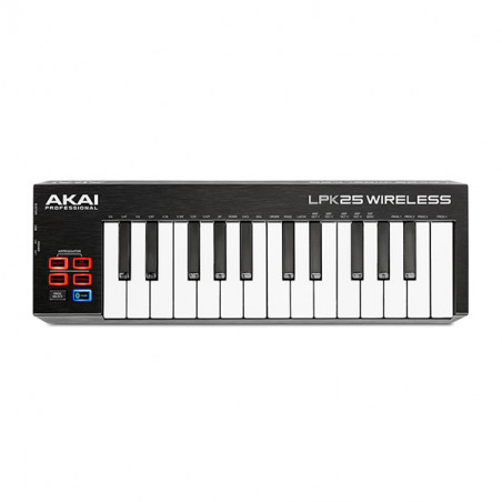 AKAI LPK25 WIRELESS MINI TASTIERA MIDI A 2 OTTAVE BLUETOOTH E USB