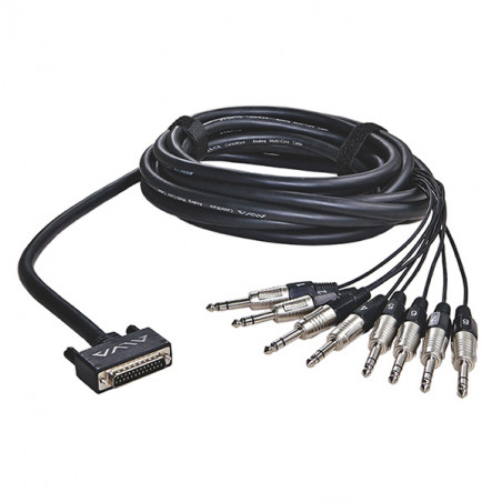 ALVA CAVO CONNESSIONI ANALOGICHE D-SUB25 M / 8 X TRS 3M