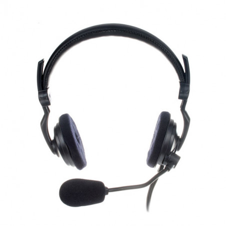 ASK VIDEO HS2D CUFFIA BIAURALE CON MICROFONO