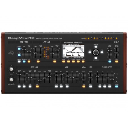 BEHRINGER DEEPMIND 12D ANALOG SYNTH DESKTOP,12 VOICES