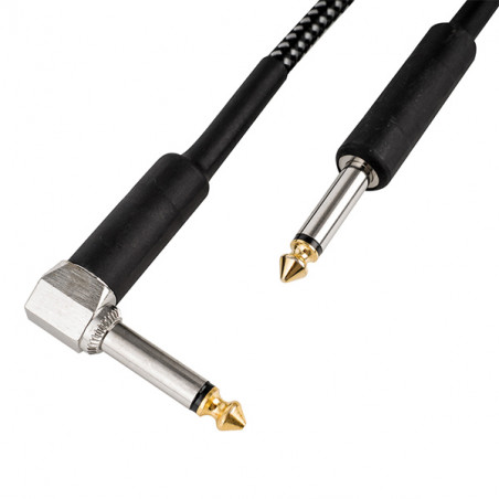CASCHA HH2090 GUITAR CABLE JACK 6.3 MONO / JACK 90 6.3 MONO 6M