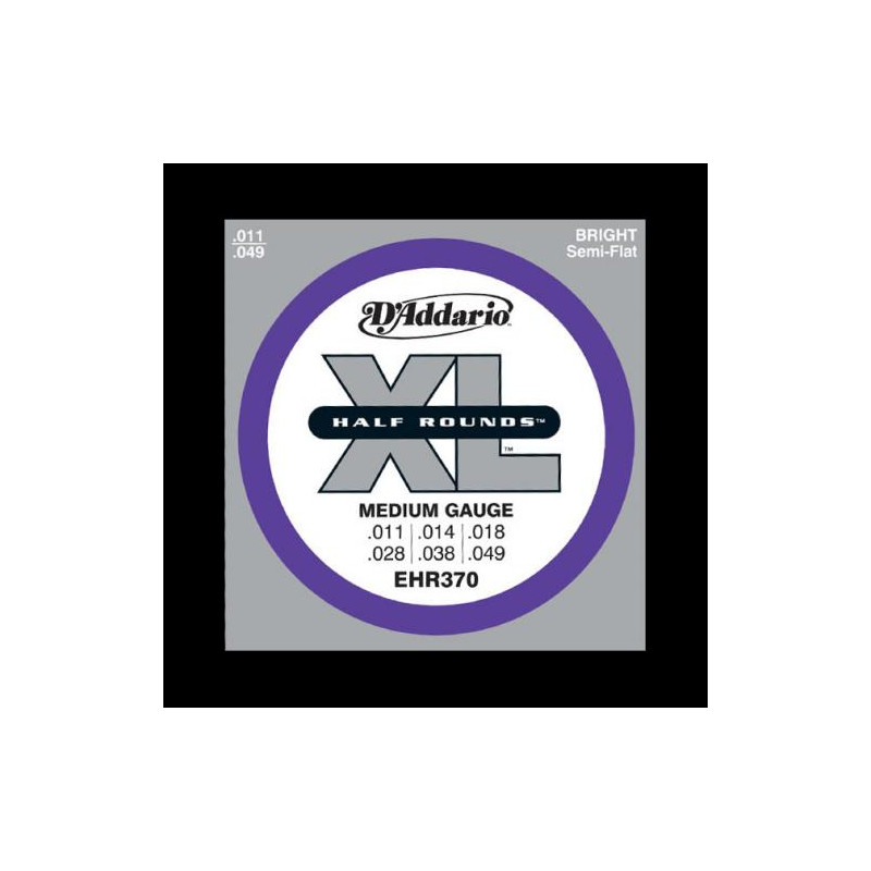 D'ADDARIO EHR 370 - HALF ROUND - MEDIUM GAUGE