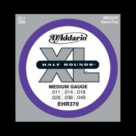 D'ADDARIO EHR 370 - HALF ROUND - MEDIUM GAUGE