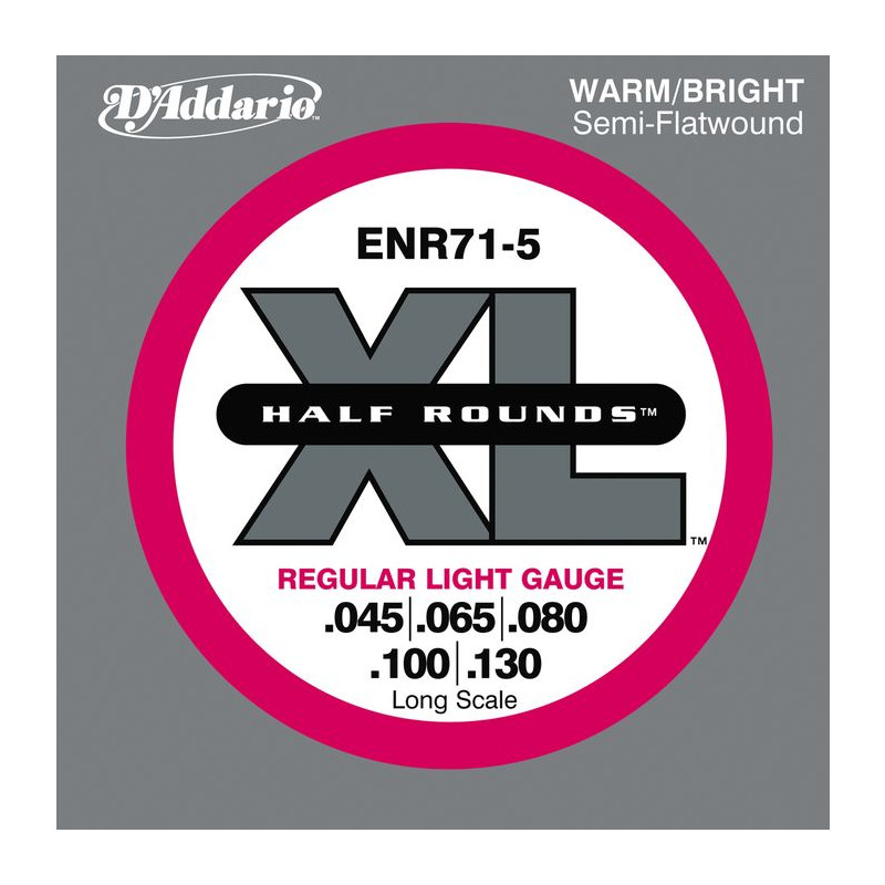 D'ADDARIO ENR71-5 BASS STRINGS 45-130