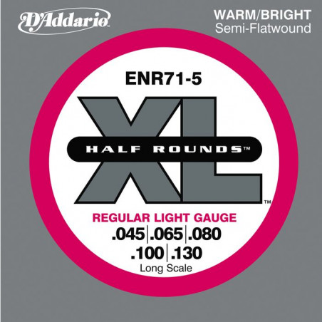 D'ADDARIO ENR71-5 BASS STRINGS 45-130