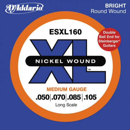 D'ADDARIO ESXL160 STEINBERGER BASS STRINGS