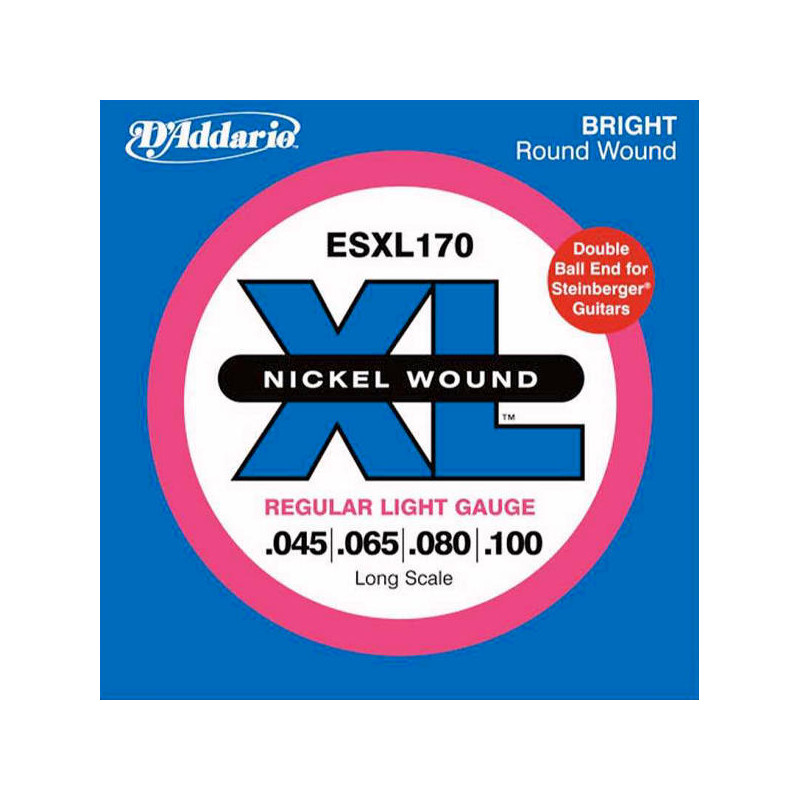 D'ADDARIO ESXL170 STEINBERGER BASS STRINGS