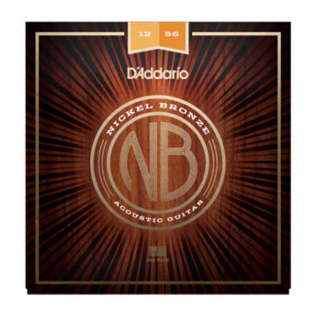 D'ADDARIO NB1256 NICKEL BRONZE SET MEDIUM BOTTOM