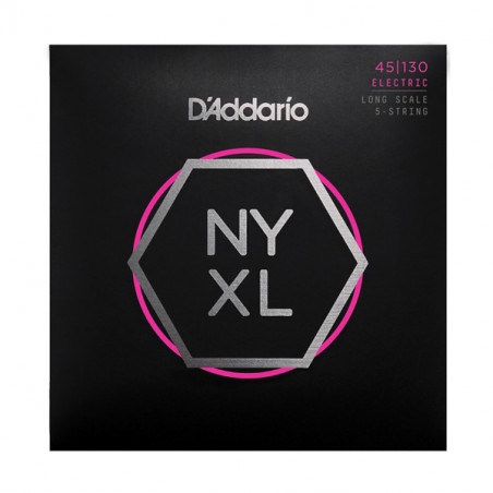 D'ADDARIO NYXL45130 NICKEL BASS STRINGS 45-130