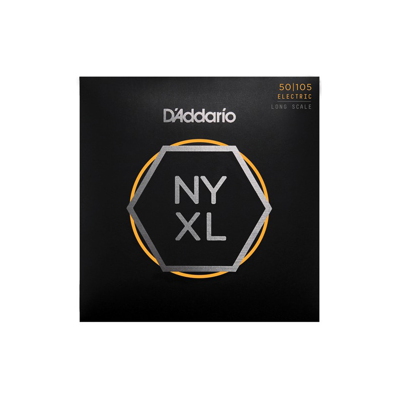 D'ADDARIO NYXL50105 ELECTRIC BASS STRING SET LONG SCALE MEDIUM 50-105