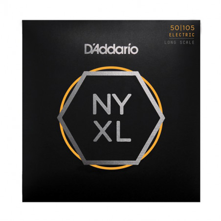 D'ADDARIO NYXL50105 ELECTRIC BASS STRING SET LONG SCALE MEDIUM 50-105