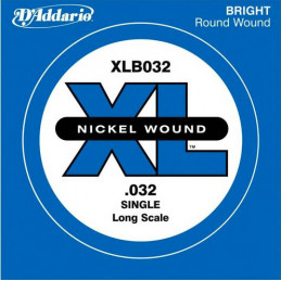 D'ADDARIO XLB032 NICKEL WOUND BASS STRING 032