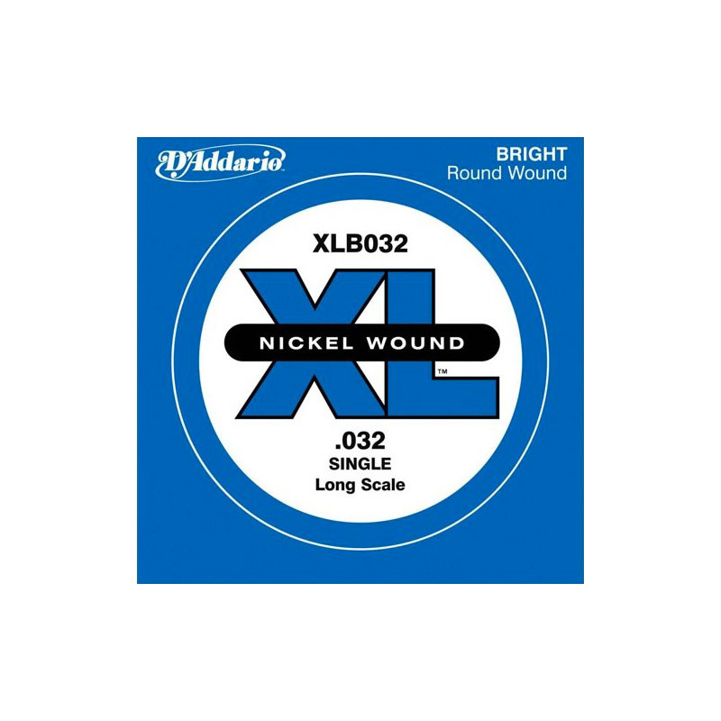 D'ADDARIO XLB032 NICKEL WOUND BASS STRING 032