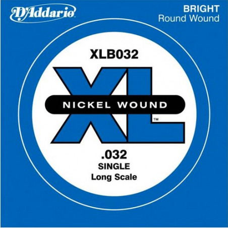 D'ADDARIO XLB032 NICKEL WOUND BASS STRING 032