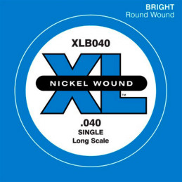 D'ADDARIO XLB040 NICKEL WOUND BASS STRING 040