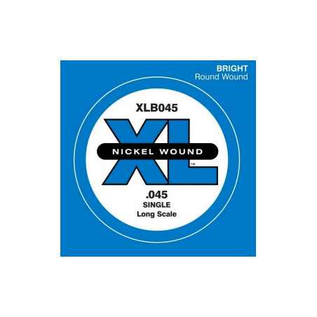 D'ADDARIO XLB045 NICKEL WOUND BASS STRING 045