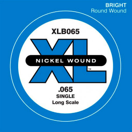 D'ADDARIO XLB065 NICKEL WOUND BASS STRING 065