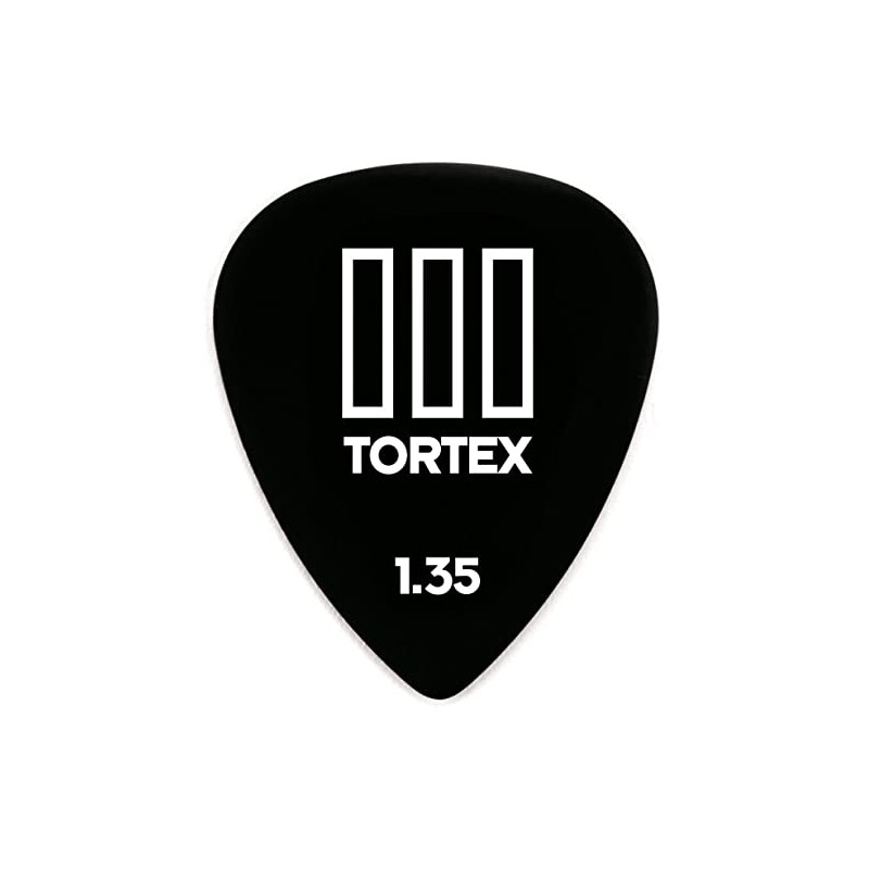 DUNLOP 462R1.35 PLETTRO TORTEX T-III BLACK