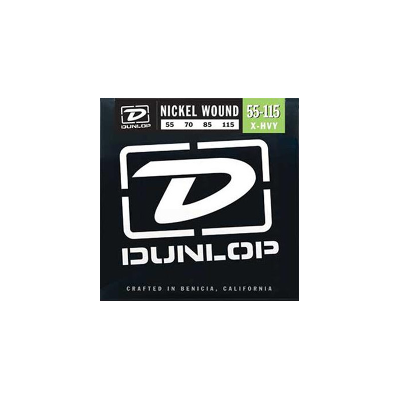 DUNLOP DBN55115 NICKEL BASS STRINGS 55-115
