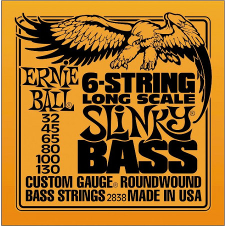 ERNIE BALL 2838 SLINKY NICKEL 32-130