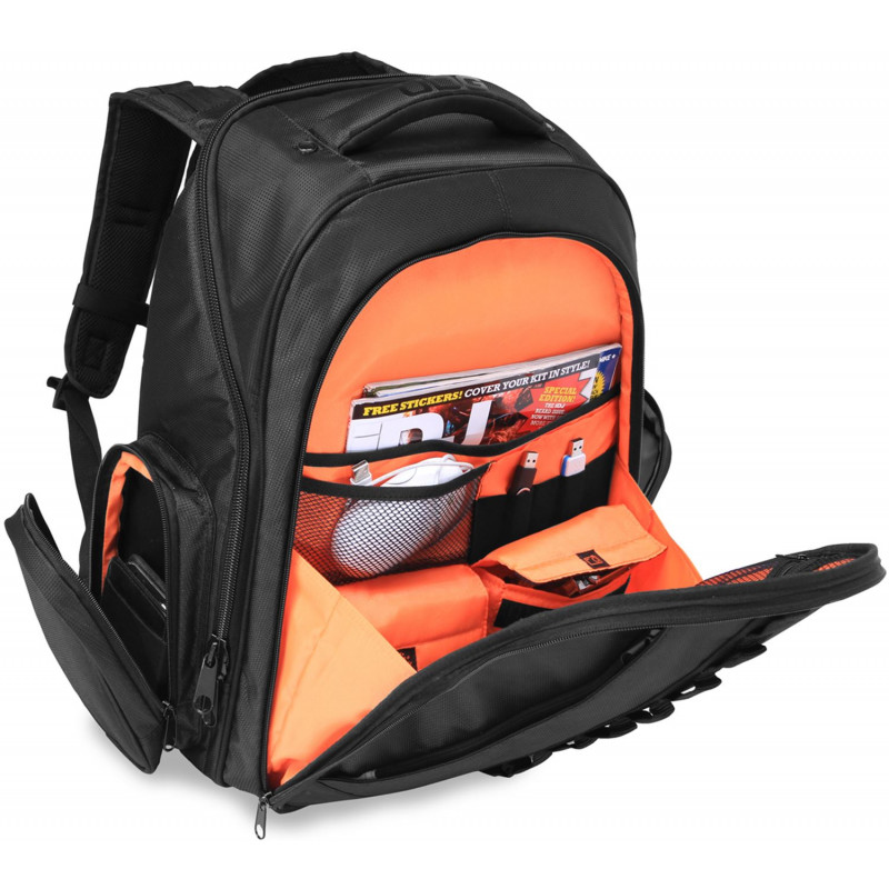 U9102BL/OR ULTIMATE BACKPACK BLACK/ORANGE