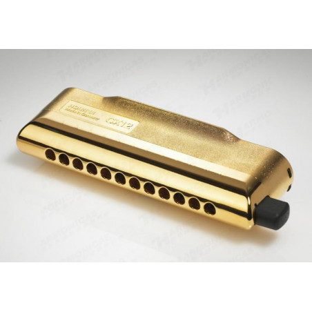 HOHNER CX12 GOLD CHROMATIC HARP