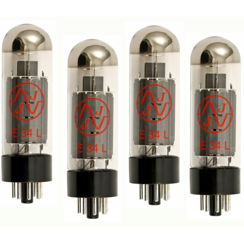 JJ ELECTRONICS EL34QT QUARTETTO VALVOLE FINALI SELEZIONATE