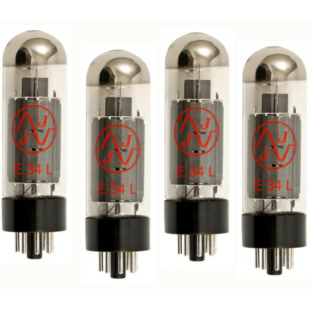 JJ ELECTRONICS EL34QT QUARTETTO VALVOLE FINALI SELEZIONATE