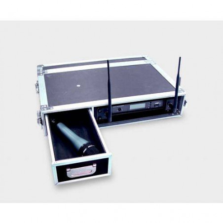 FC-1U FLIGHT-CASE PER RADIOMICROFONO