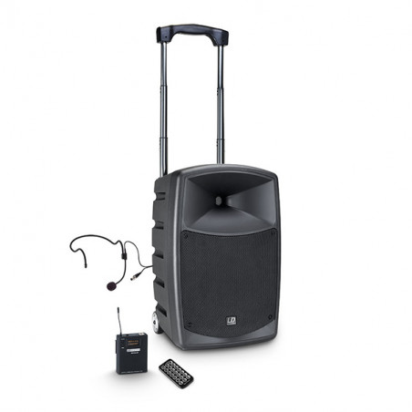 LD SYSTEMS ROADBUDDY 10HSB5 ALTOPARLANTE BLUETOOTH ALIMENTATO A BATTERIA CON MIXER, BODYPACK E CUFFIA