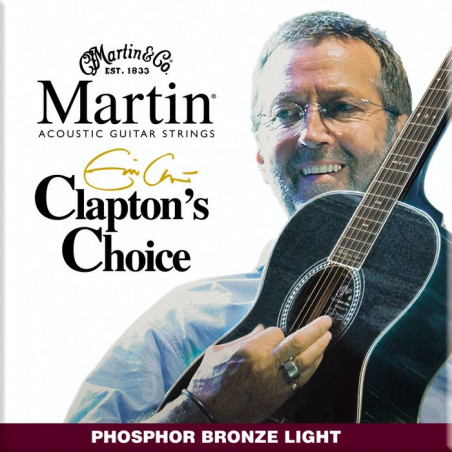 MARTIN ERIC CLAPTON'S CHOICE LIGHT PHOSPHOR BRONZE 12/54