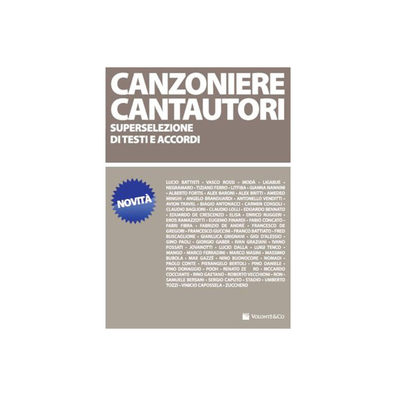MB260 CANZONIERE CANTAUTORI