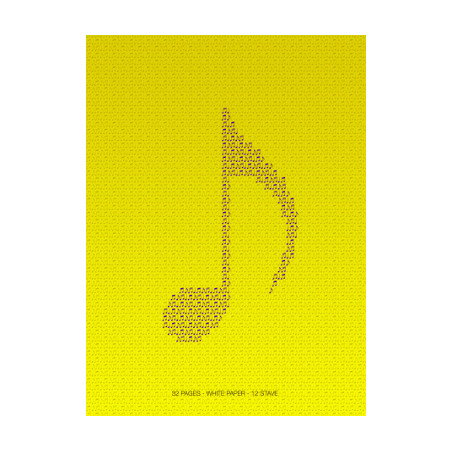 QUADERNO DI MUSICA 32 PAGINE, 12 RIGHI
