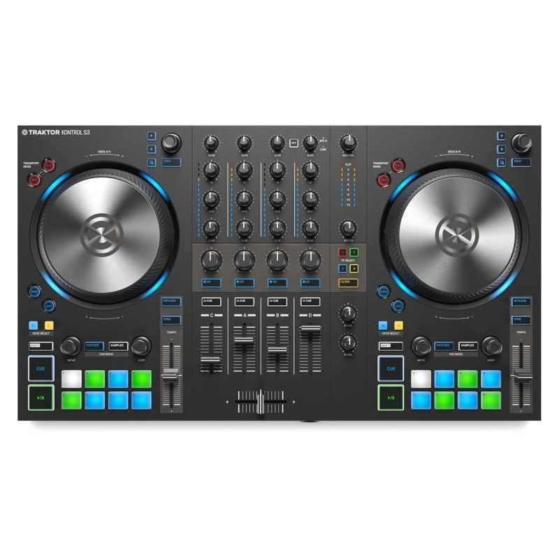 NATIVE INSTRUMENTS TRAKTOR KONTROL S3, CONTROLLER 4CH X DJ