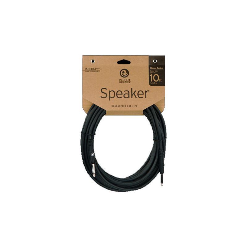 PLANET WAVES PW-CSPK-10 CAVO SPEAKER JACK CLASSIC SERIE 3 M