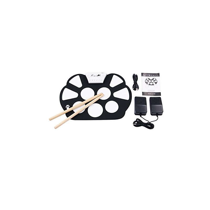 KONIX ROLL UP DRUM W758 MINI SET BATTERIA DA TAVOLO