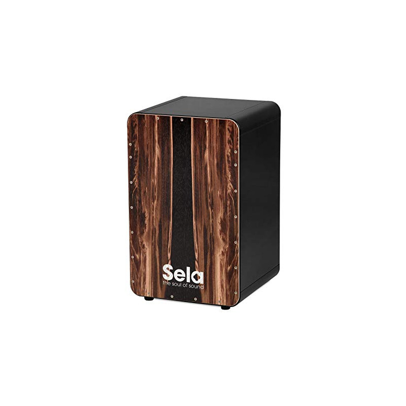 SELA 089 CAJON CASELA BLACK - DARK NUT