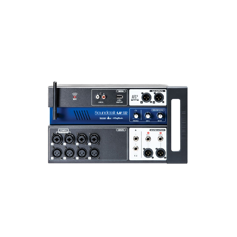 SOUNDCRAFT UI12 DIGITAL MIXER STAGE BOX FORMAT WIFI