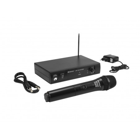 OMNITRONIC VHF-101 WIRELESS SET HANDHELD  FQ.209.800 MHz - BLACK