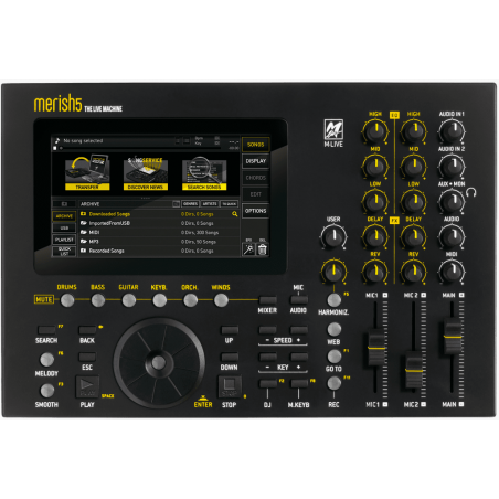 M-LIVE MERISH 5+ PLUS LETTORE BASI MIDI/MP3