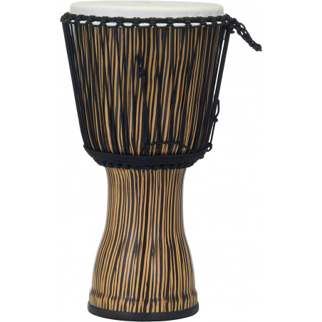 PEARL PBJVR-12698  DJEMBE 12" ROPE TUNED SYNTHETIC ZEBRA GRASS