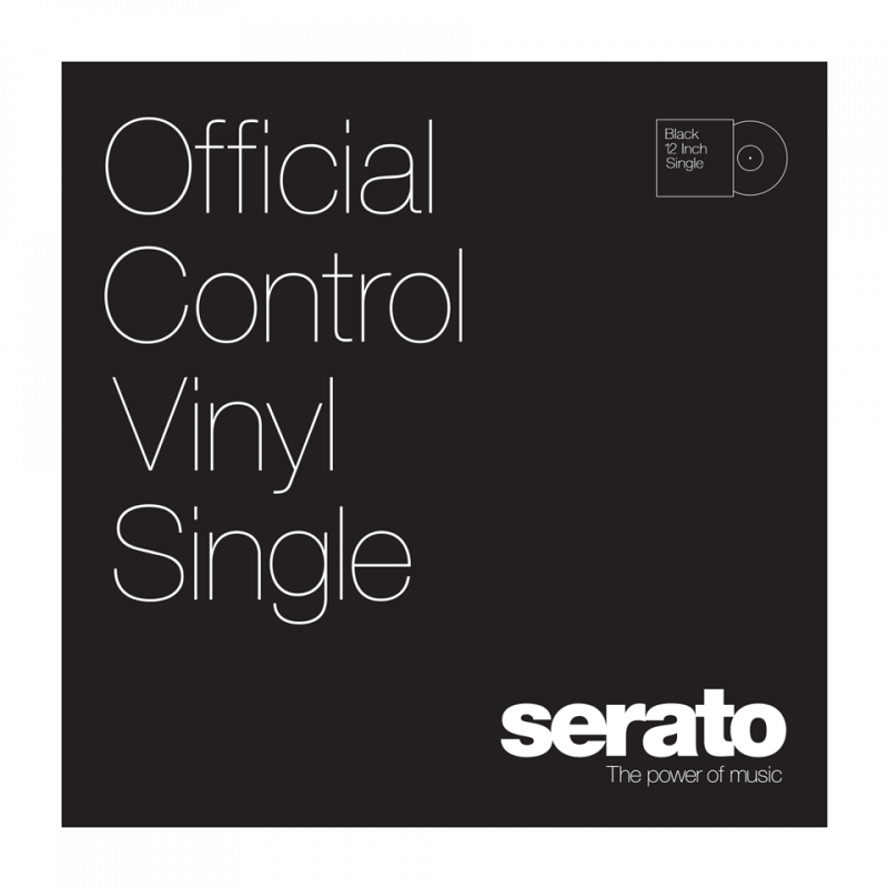 12’’ Serato Standard Colors BLACK (Singolo)