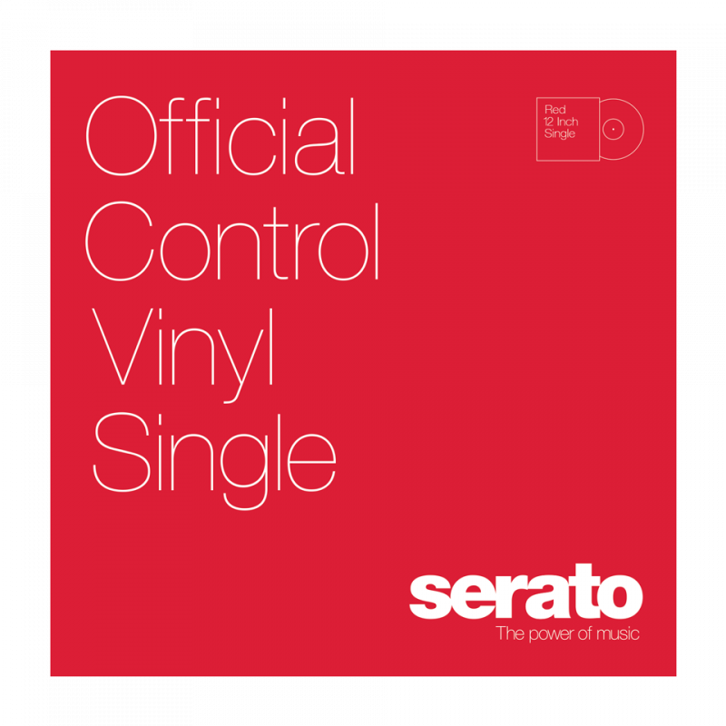 12’’ Serato Standard Colors RED (Singolo)