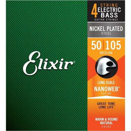 ELIXIR 14102 NANOWEB 50/105 LONG SCALE BASS