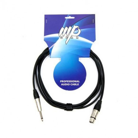 MPGEAR PXJ-001/9M CAVO PER MICROFONO XLR FEMMINA / JACK  9M
