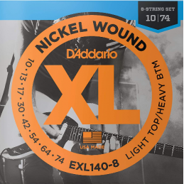 D'ADDARIO EXL140-8 NICKEL...