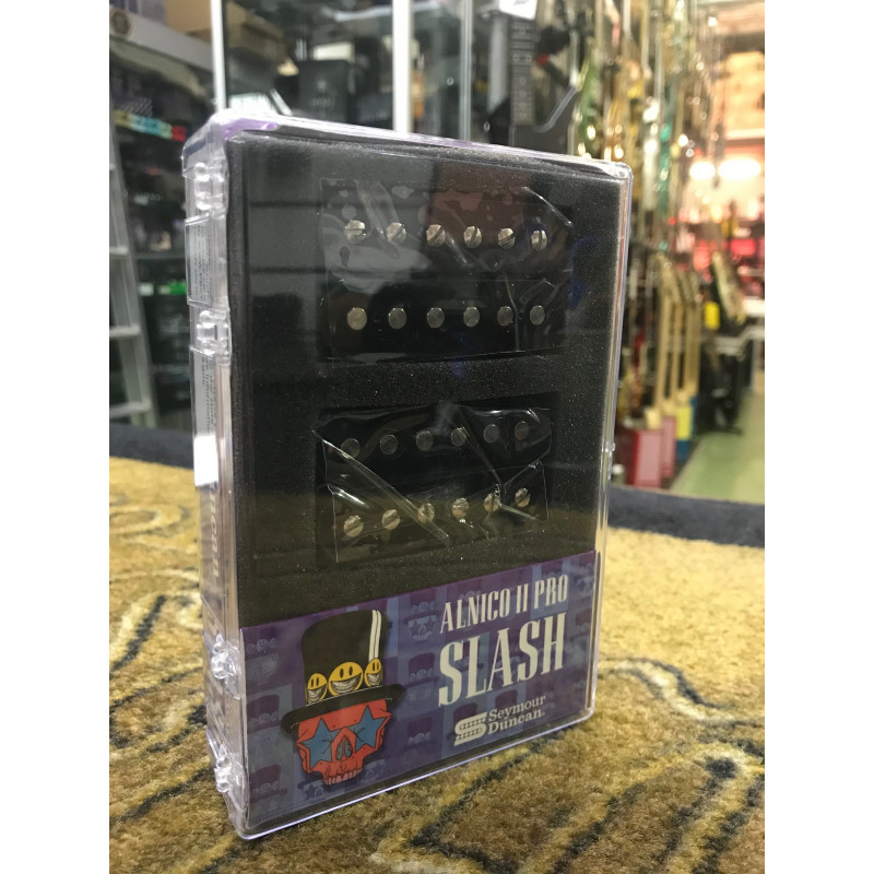 SEYMOUR DUNCAN APH-2s SET PICK UP ALNICO II - SLASH SIGNATURE- BLACK